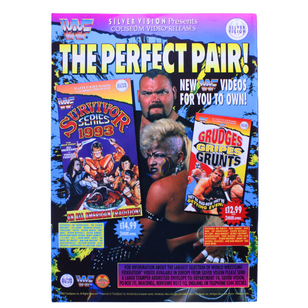 WWF WWE Souvenir Programme 1994 – International Superstars Tour | Hoppla Stuff